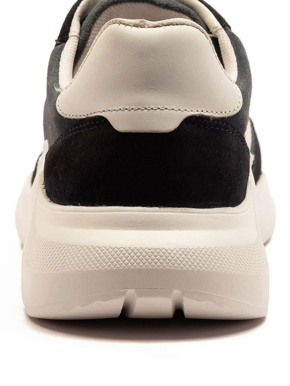 Off The Hook Blue Collins Casual Lace-Up Leather Trainers
