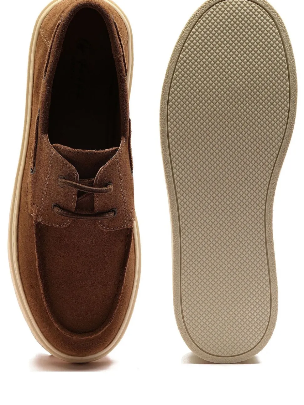 Off The Hook Brown Daly Suede Leather Casual Lace-Up Boat Shoes