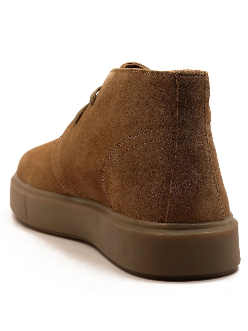 Off The Hook Brown Jethro Suede Leather Casual Lace-Up Chukka Boots