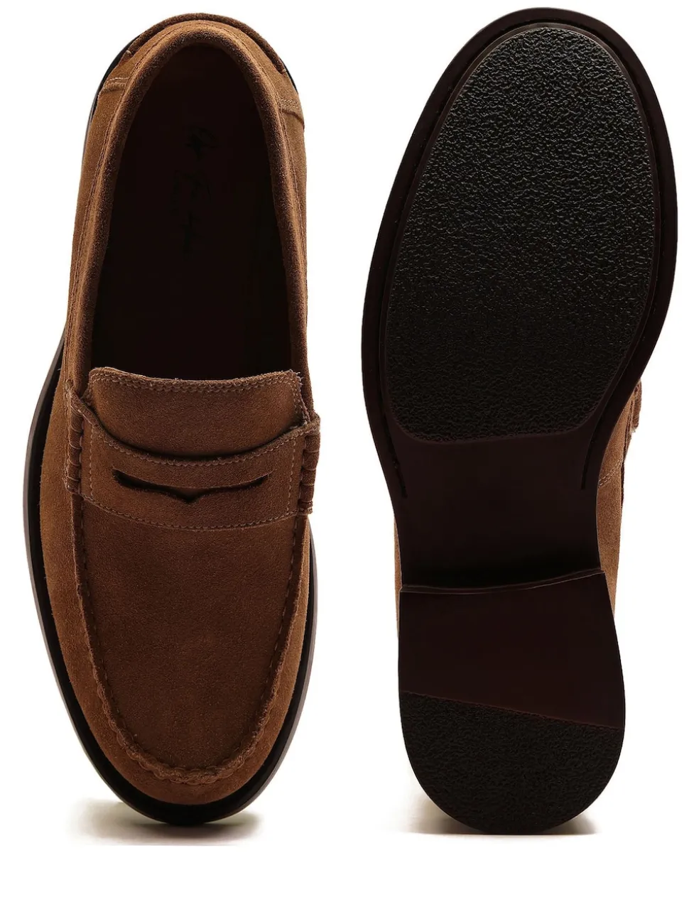 Off The Hook Brown Monro Loafer Formal Casual Slip-On Leather Shoes