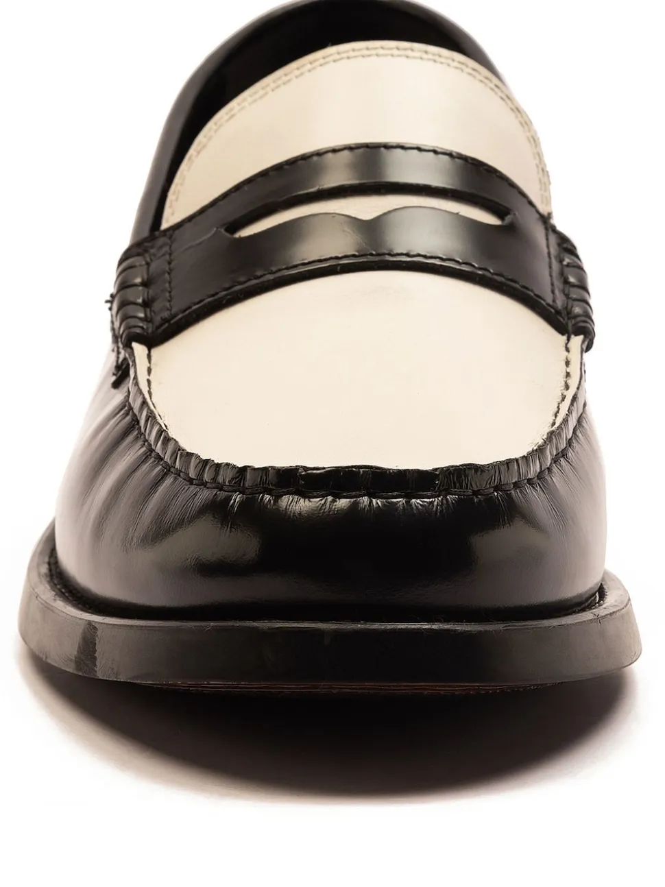 Off The Hook White Monro Loafer Formal Casual Slip-On Leather Shoes