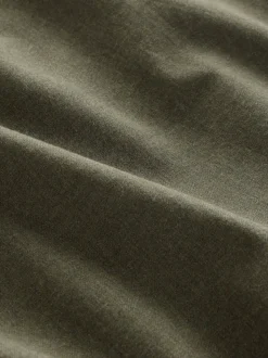 Olive Green Long Sleeve Soft Touch Smart Shirt