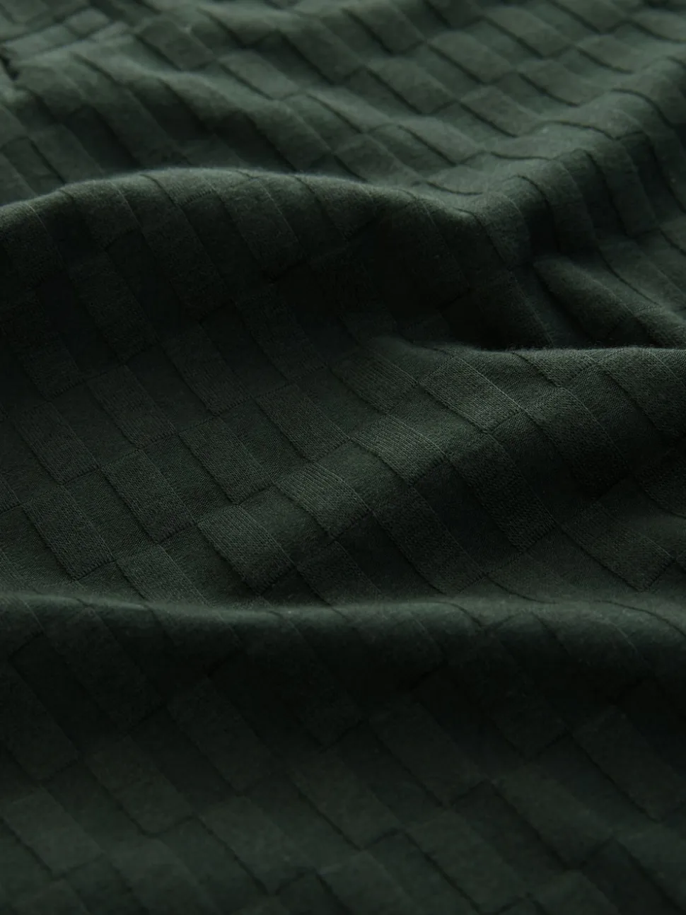 Olive Green Regular Fit N.Premium Smart Jaquard Polo Shirt