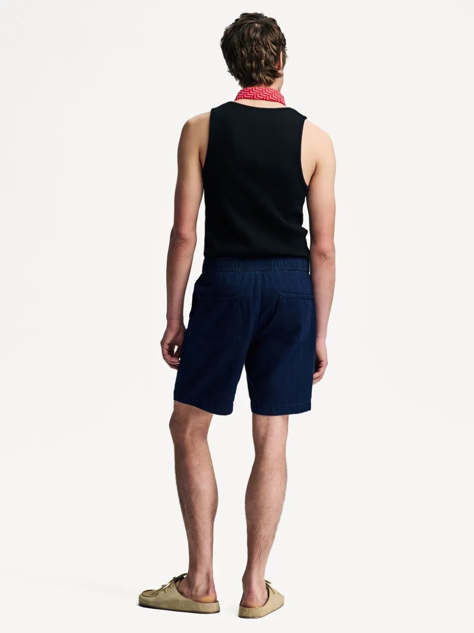 Oliver Spencer Blue Osborne Drawstring Faye Shorts