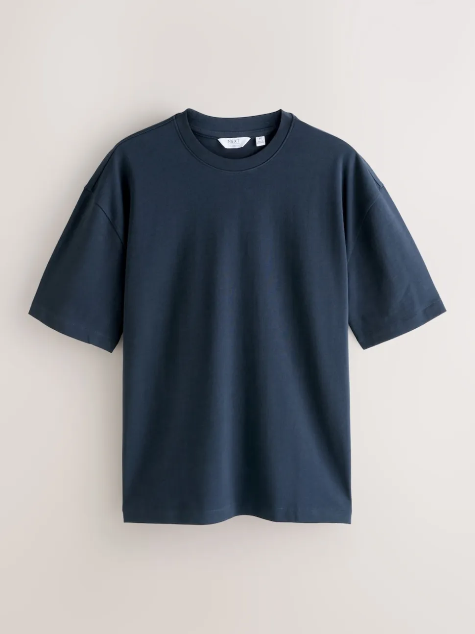 Orange/Grey/Green/Navy Blue/Red Relaxed Fit Heavyweight T-Shirts 5 Pack