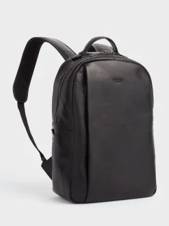 Osprey London Black Carter Saddle Leather Backpack