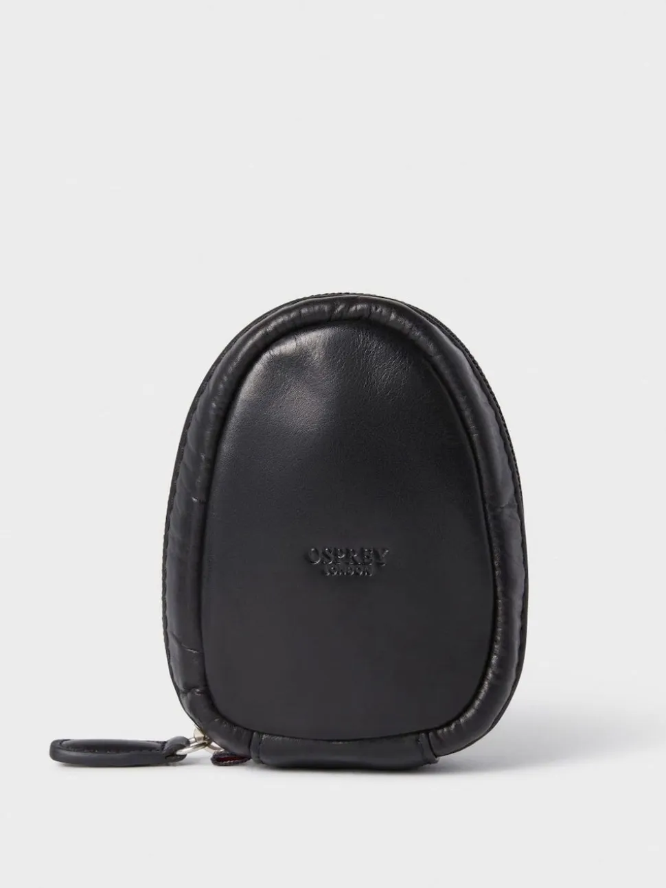 Osprey London Black Leather Charger Pouch