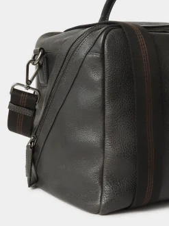 Osprey London Black The Compass Leather Weekender Bag