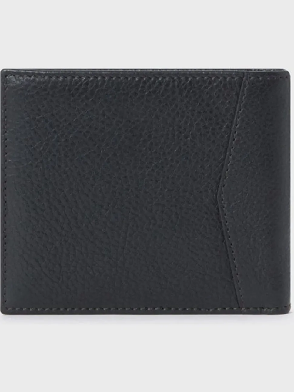 Osprey London Black The Compass Leather Coin Wallet