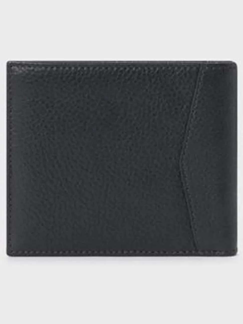 Osprey London Black The Compass Leather Coin Wallet