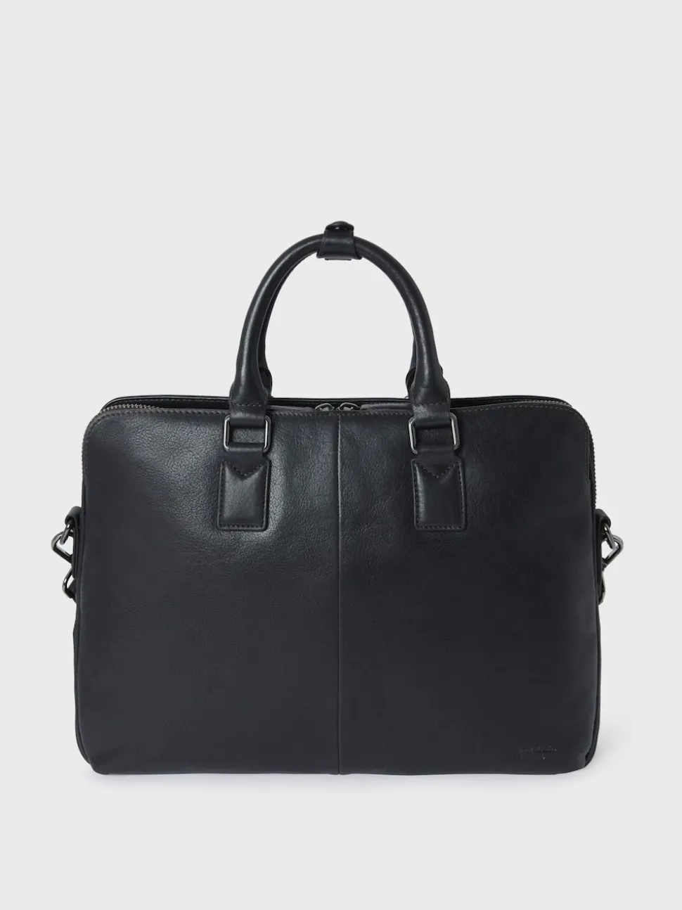 Osprey London Black The Compass Leather Laptop Bag
