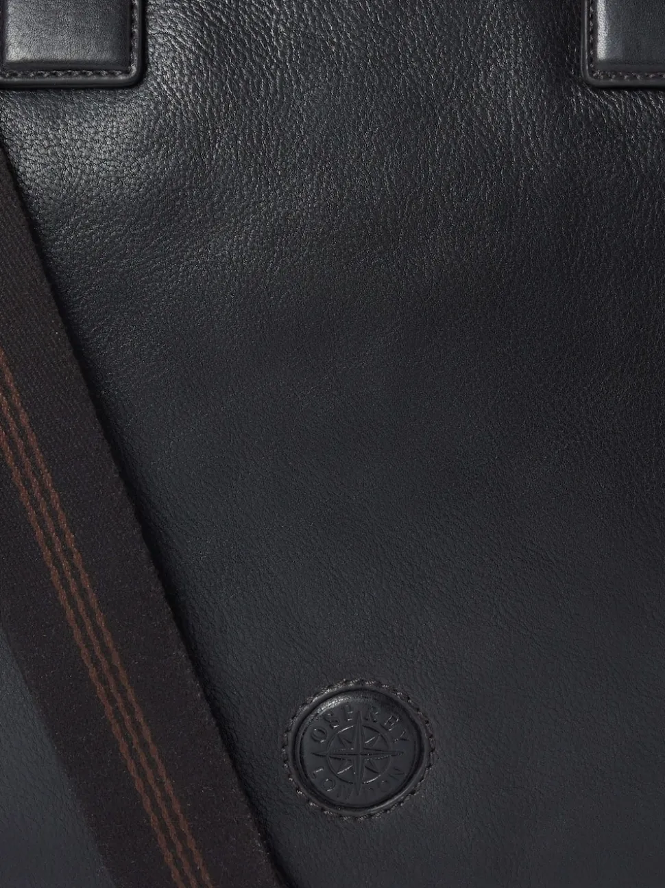 Osprey London Black The Compass Leather Laptop Bag