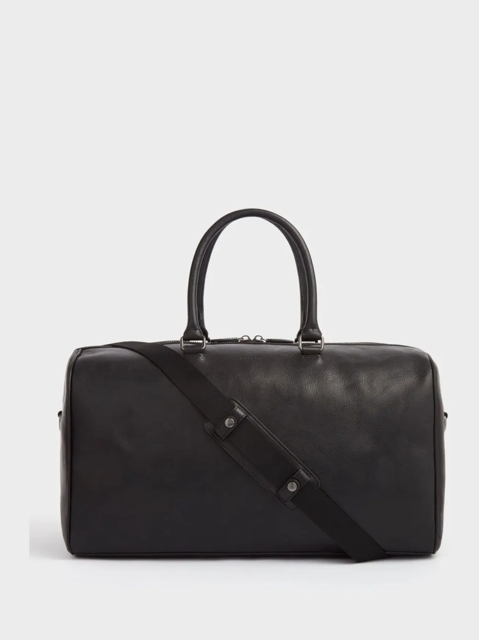 Osprey London Black The Carter Leather Weekend Holdall Bag