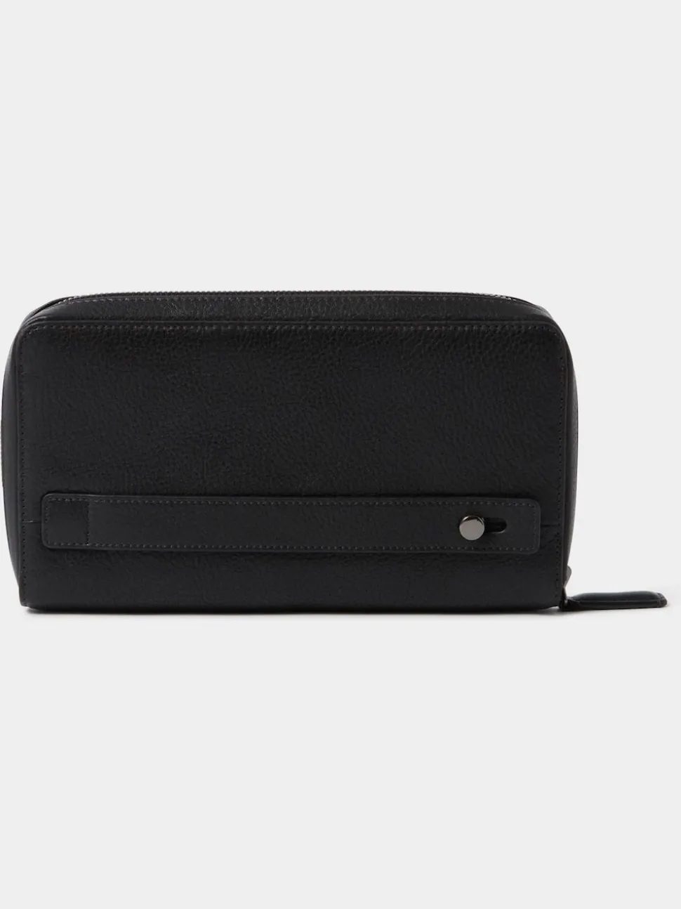 Osprey London Black The Compass Leather Travel Wallet