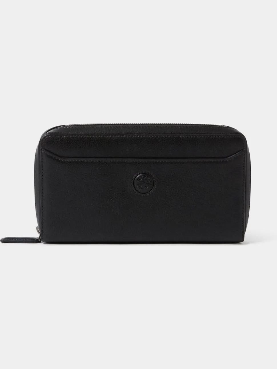 Osprey London Black The Compass Leather Travel Wallet