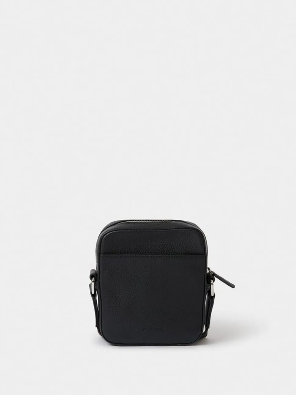 Osprey London Black The Jacob Leather Phone Bag