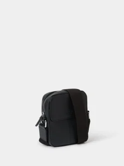 Osprey London Black The Jacob Leather Phone Bag