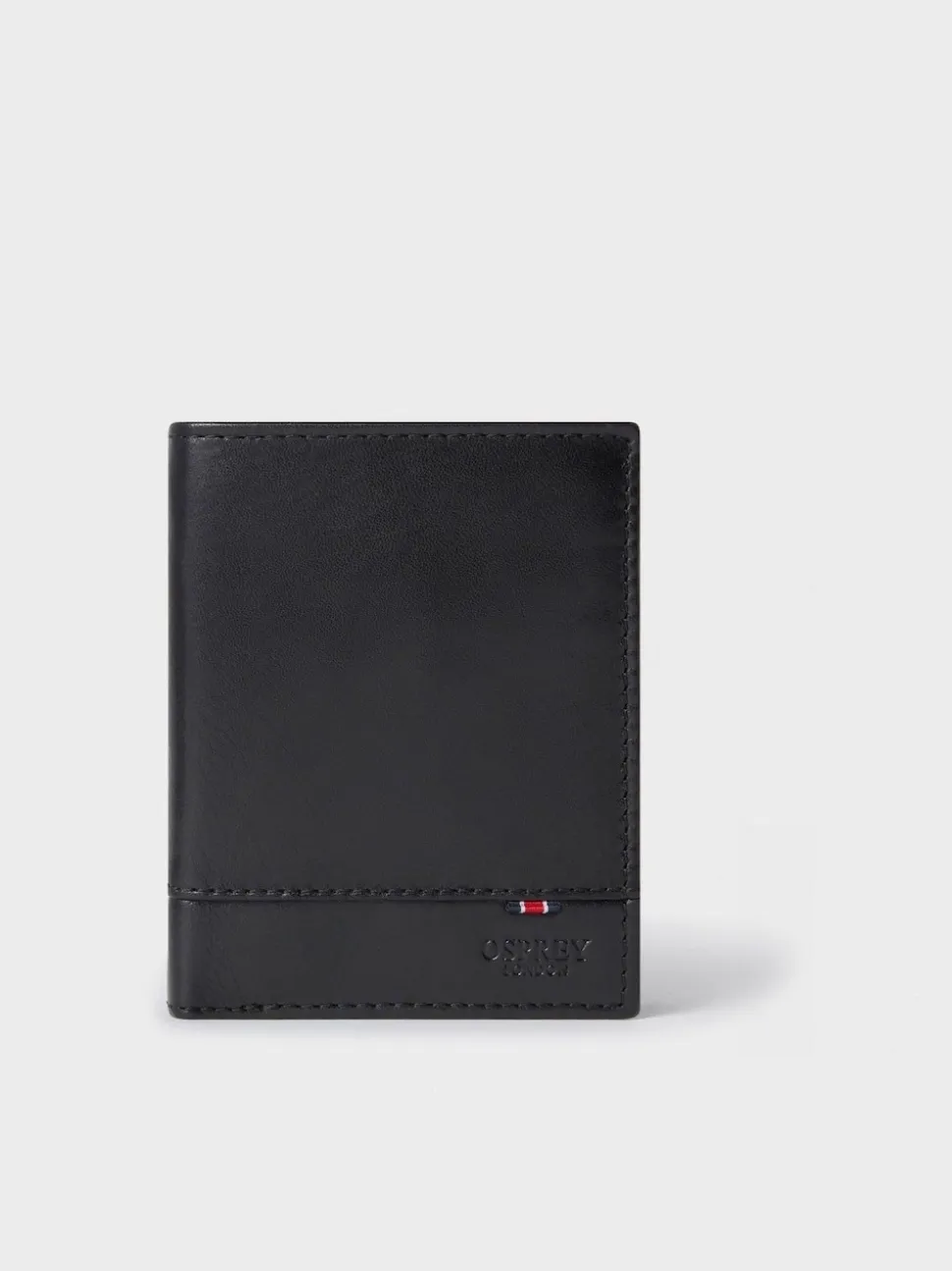 Osprey London Black The London Leather Wallet with Coin Pocket