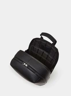 Osprey London Black The Venture Leather Backpack