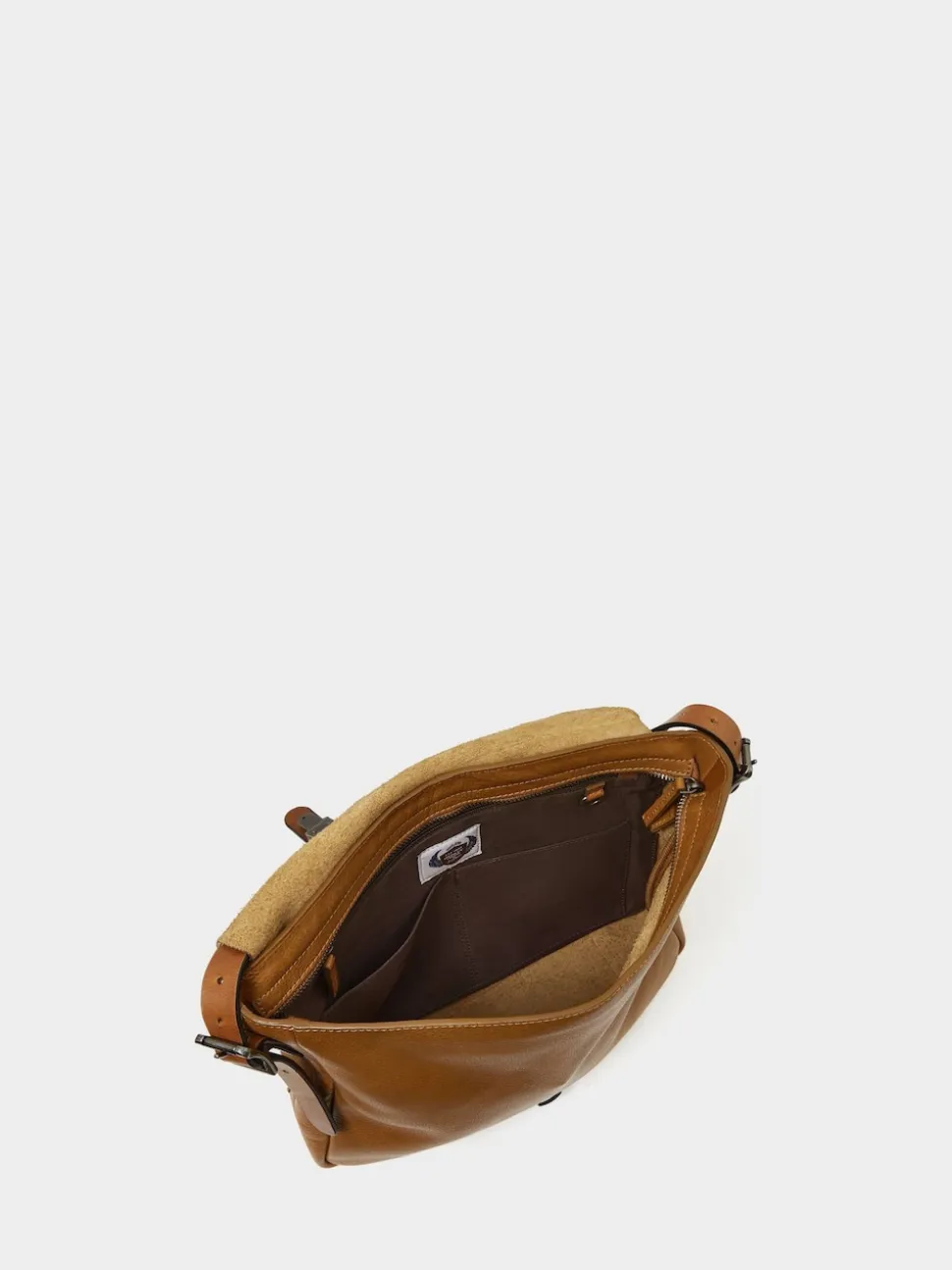 Osprey London Brown Medium The Lorenzo Leather Messenger Bag