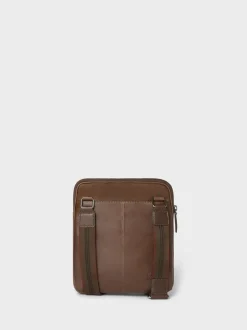 Osprey London Brown Small The Compass Leather Messenger Bag