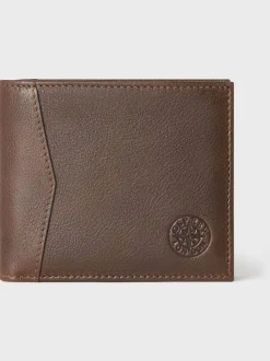 Osprey London Brown The Compass Leather Coin Wallet