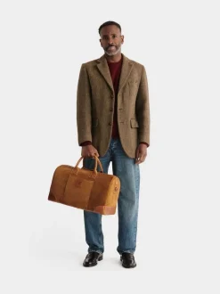 Osprey London Brown The Heritage Overnight Bag with Pouch