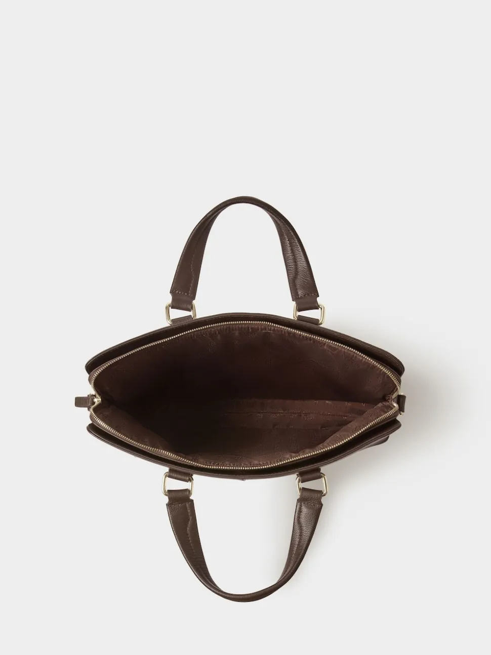 Osprey London Brown The Mercury Leather Laptop Bag