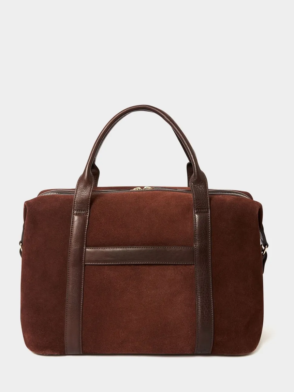 Osprey London Brown The Mocha Suede Holdall Bag
