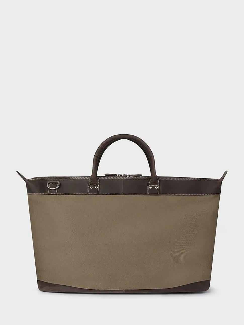 Osprey London Green Hunter Canvas and Leather Weekender Bag
