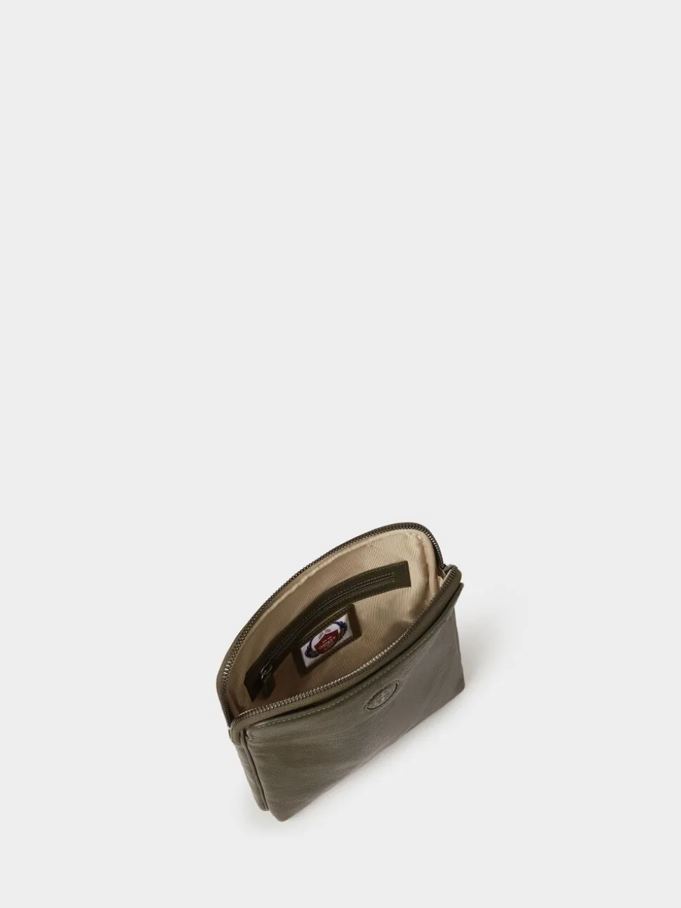 Osprey London Green Small The Compass Leather Messenger Bag