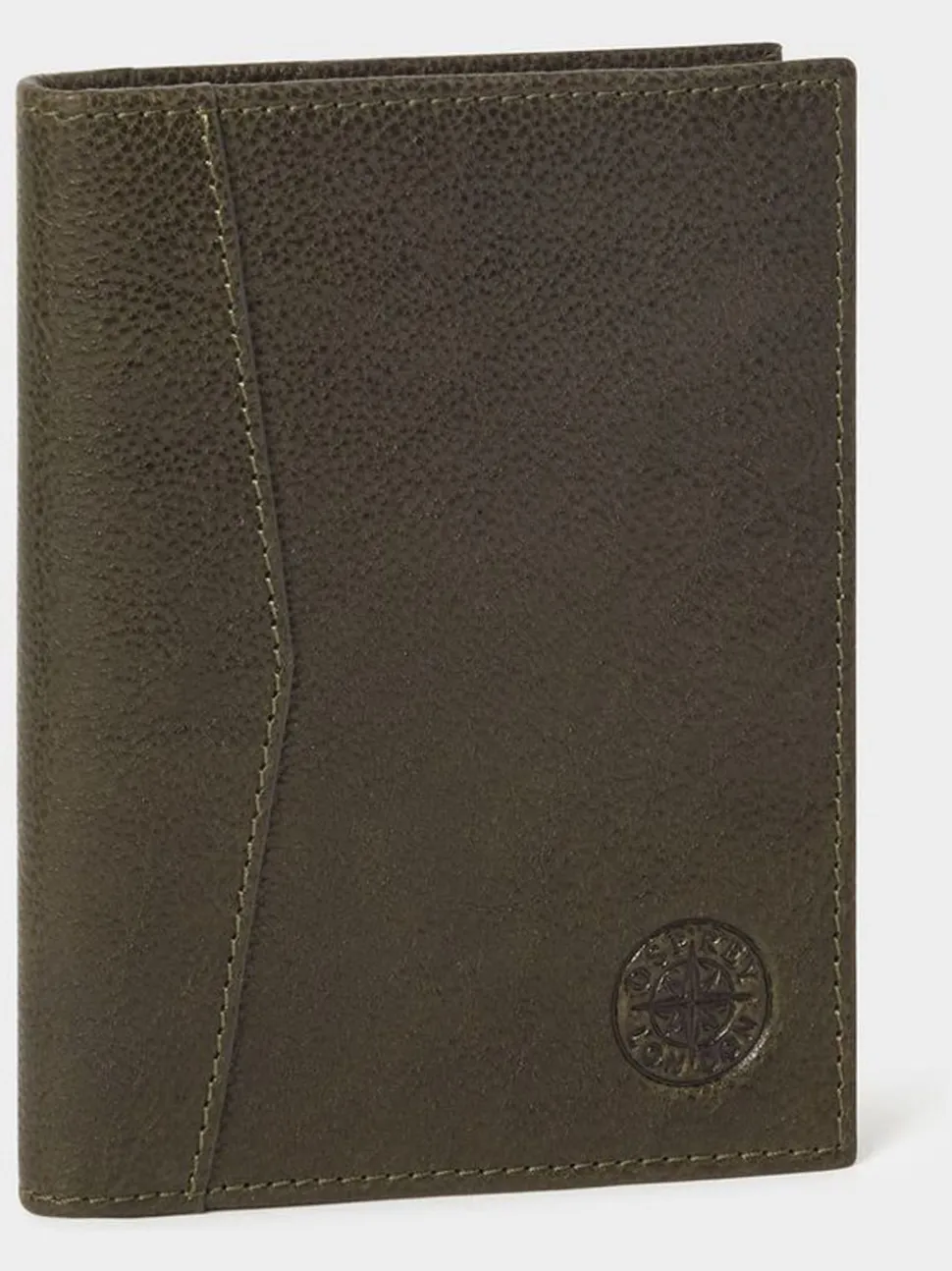 Osprey London Green The Compass Leather Passport Holder