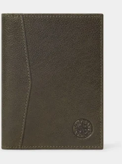 Osprey London Green The Compass Leather Passport Holder