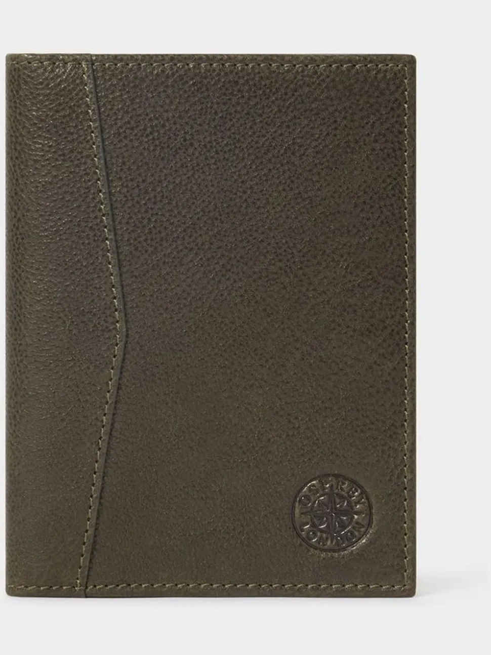 Osprey London Green The Compass Leather Passport Holder