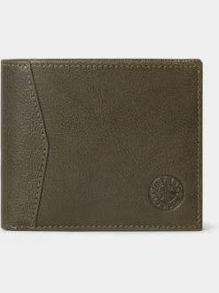 Osprey London Green The Compass Leather Coin Wallet
