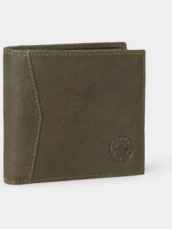 Osprey London Green The Compass Leather Coin Wallet