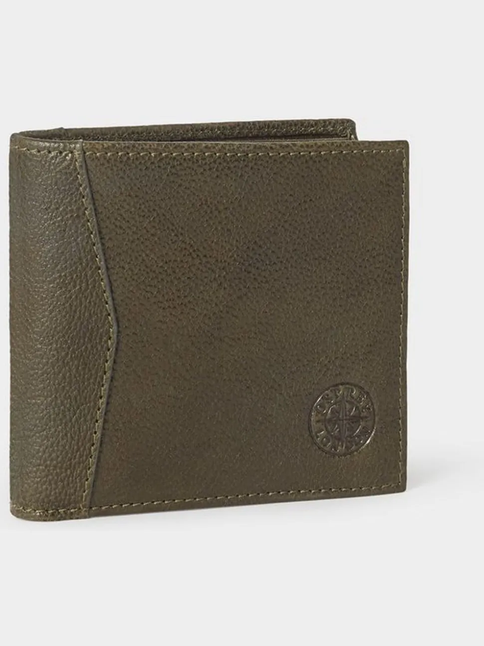 Osprey London Green The Compass Leather Coin Wallet