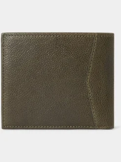 Osprey London Green The Compass Leather Coin Wallet