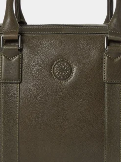 Osprey London Green The Compass Leather Weekender Bag
