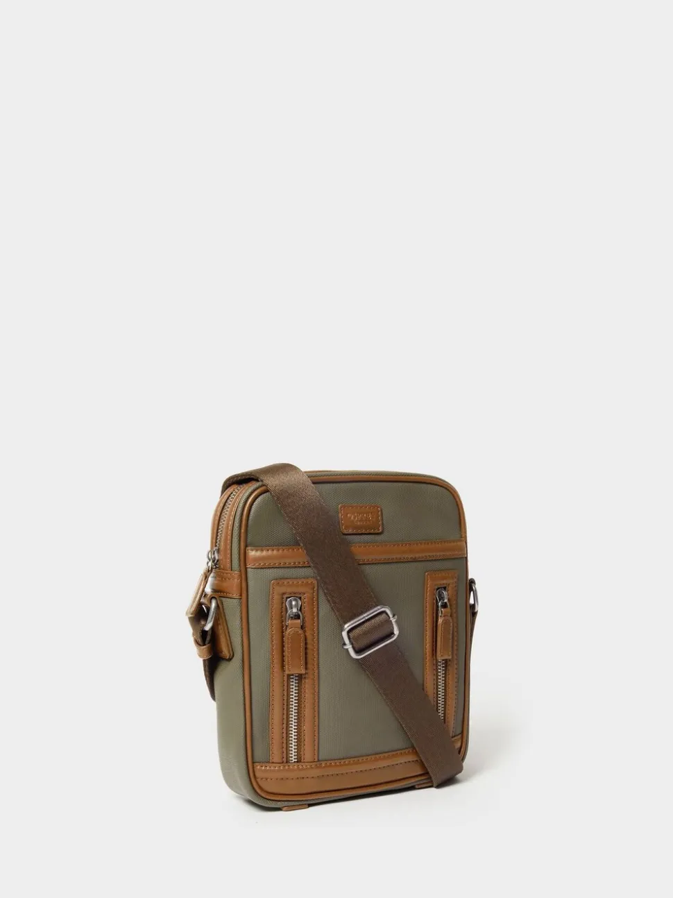 Osprey London Green The Frontline Waxed Canvas & Leather Messenger Bag