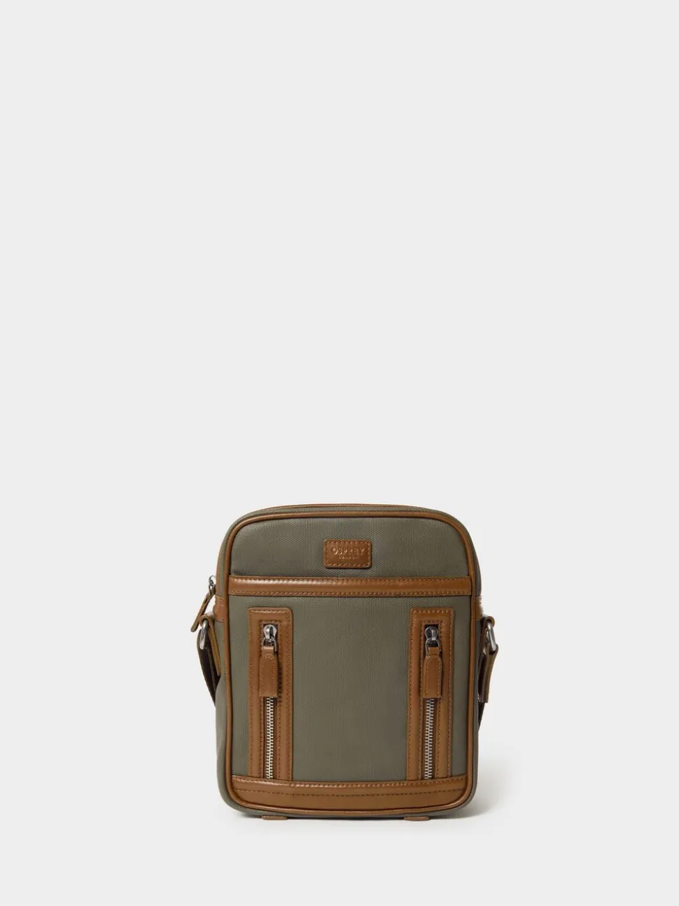 Osprey London Green The Frontline Waxed Canvas & Leather Messenger Bag