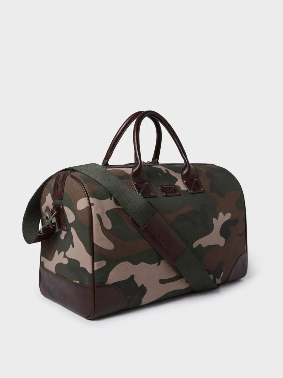 OSPREY LONDON Green The Maverick Canvas and Leather Stowaway Bag