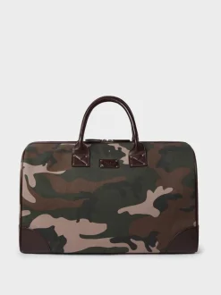 OSPREY LONDON Green The Maverick Canvas and Leather Stowaway Bag