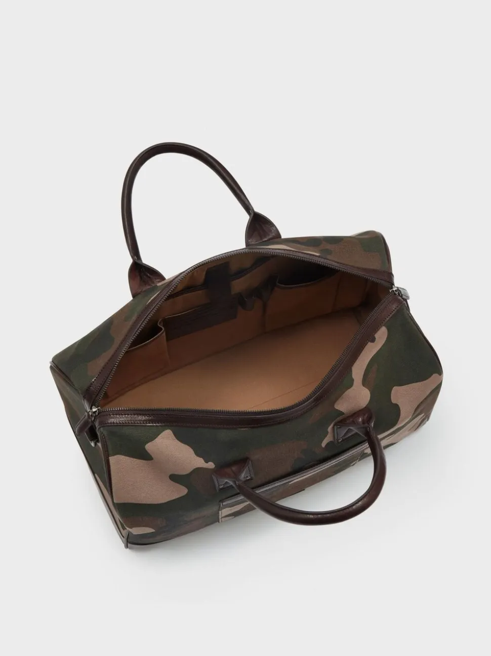 OSPREY LONDON Green The Maverick Canvas and Leather Stowaway Bag