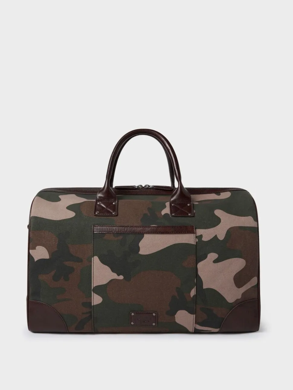 OSPREY LONDON Green The Maverick Canvas and Leather Stowaway Bag