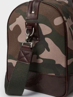 OSPREY LONDON Green The Maverick Canvas and Leather Stowaway Bag
