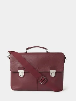 Osprey London Red The Forest Leather Briefcase
