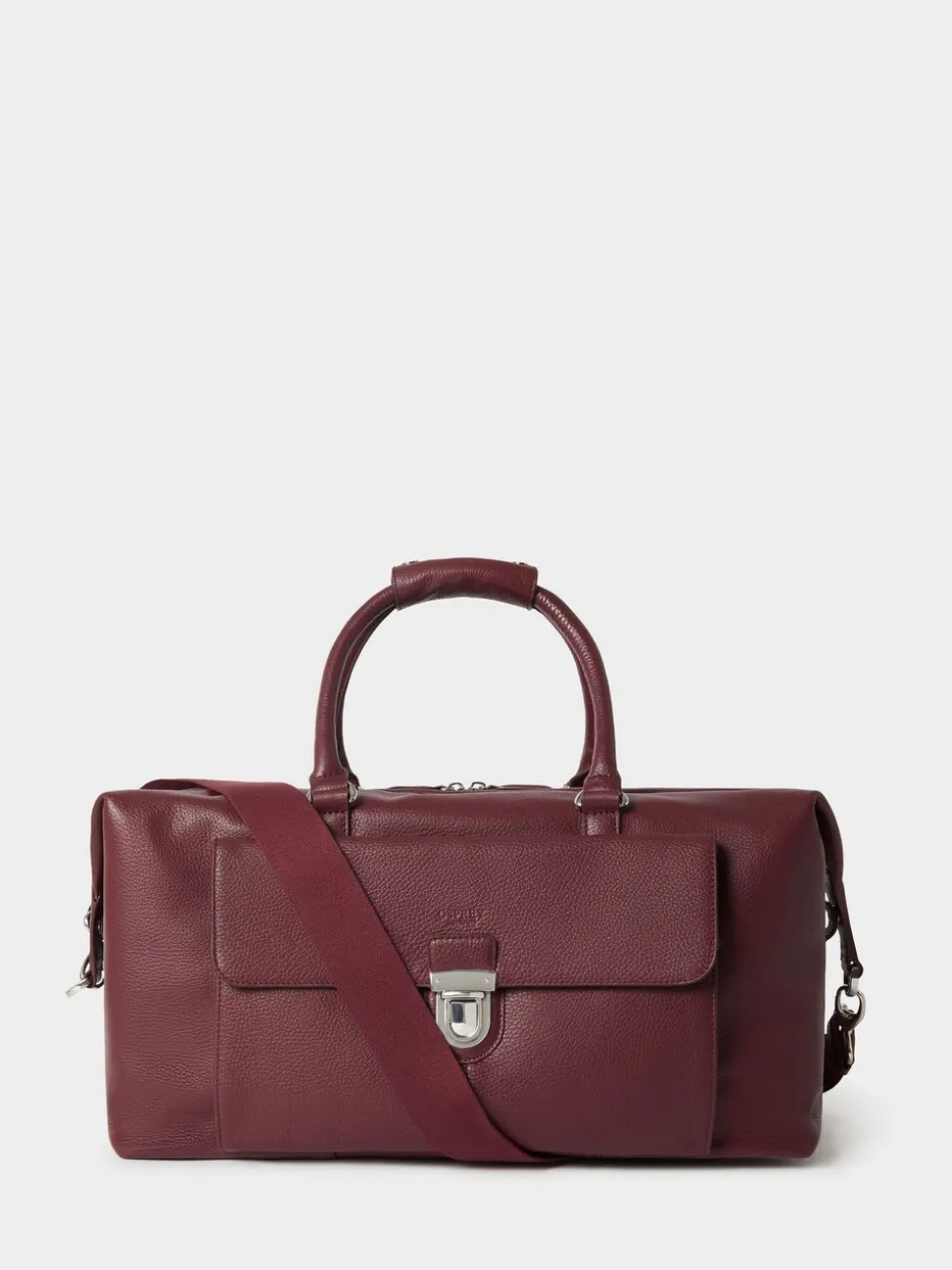 Osprey London Red The Forest Leather Weekender Bag