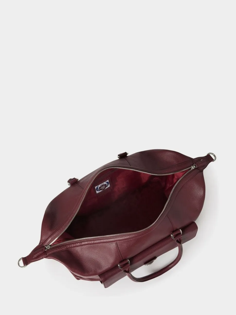 Osprey London Red The Forest Leather Weekender Bag
