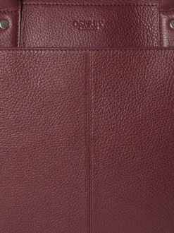 Osprey London Red The Jacob Leather Laptop Case